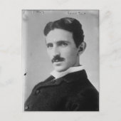 Nikola Tesla Portrait Briefkaart (Voorkant)
