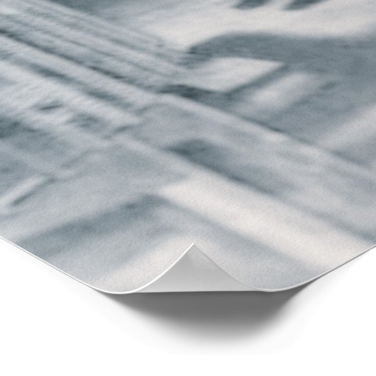 NIKOLA TESLA PORTRAIT IN BLACK AND WHITE POSTER (Hoek)