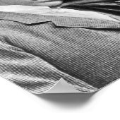 NIKOLA TESLA PORTRAIT IN BLACK EN WITTE POSTER (Hoek)