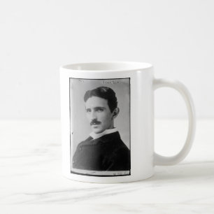 Nikola Tesla Portrait Koffiemok