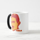 Nikola Tesla Portrait Mok (Voorkant links)