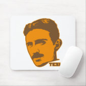 Nikola Tesla Portrait Mousepad Muismat (Met muis)