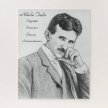 Nikola Tesla Portrait Puzzle 520 stuks