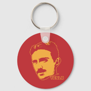 Nikola Tesla Portrait Sleutelhanger
