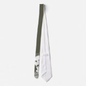 Nikola Tesla Portrait Stropdas (Achterkant)