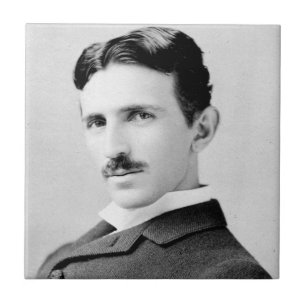 Nikola Tesla Portret Tegeltje