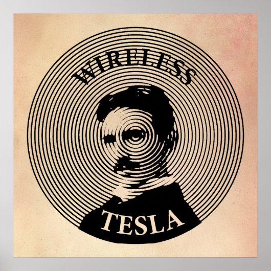 Nikola Tesla Poster (Voorkant)
