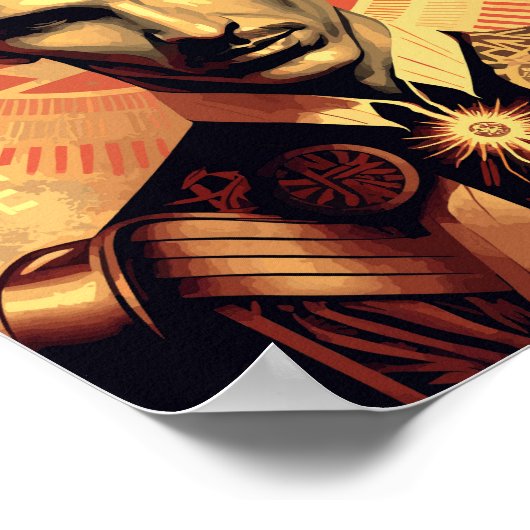 Nikola Tesla Poster (Hoek)