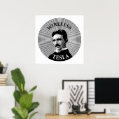 Nikola Tesla Poster (Thuiskantoor)