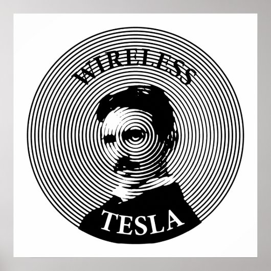 Nikola Tesla Poster (Voorkant)