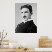 Nikola Tesla Poster (Keuken)