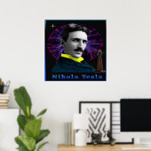 Nikola Tesla poster (Thuiskantoor)