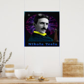 Nikola Tesla poster (Keuken)