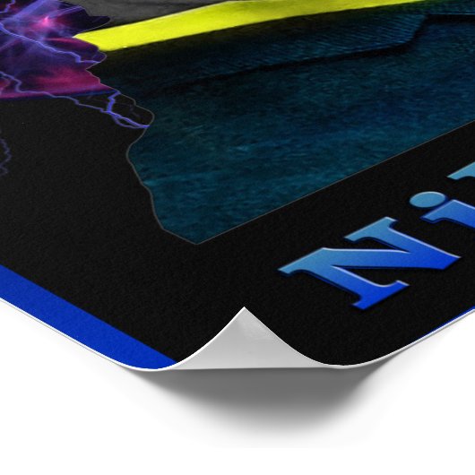 Nikola Tesla poster (Hoek)