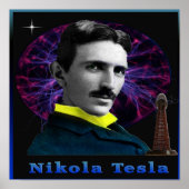 Nikola Tesla poster (Voorkant)