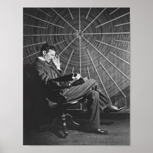 Nikola Tesla Poster (Voorkant)