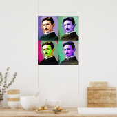 Nikola Tesla Poster (Keuken)