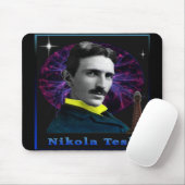 Nikola Tesla poster Muismat (Met muis)
