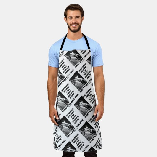 Nikola Tesla progressieve ontwikkeling van het cit Schort (Gedragen)