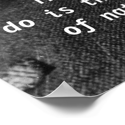 Nikola Tesla Quote Poster (Hoek)