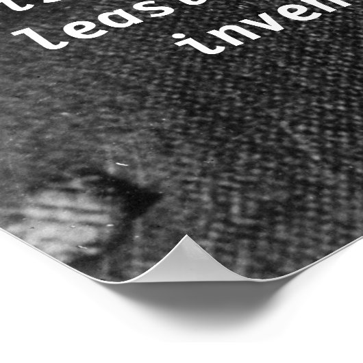 Nikola Tesla Quote Poster (Hoek)