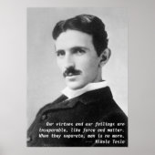 Nikola Tesla Quote Poster (Voorkant)