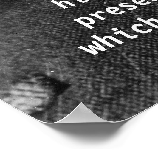 Nikola Tesla Quote Poster (Hoek)