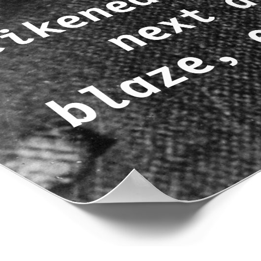 Nikola Tesla Quote Poster (Hoek)