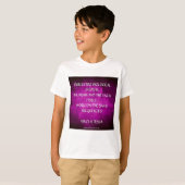 Nikola Tesla Quote - Zelfde frequentie T-shirt (Voorkant volledig)