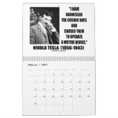 Nikola Tesla Quotes 20XX Agenda Kalender (Feb 2027)