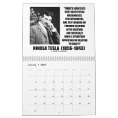 Nikola Tesla Quotes 20XX Agenda Kalender (Jan 2027)