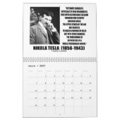 Nikola Tesla Quotes 20XX Agenda Kalender (Mar 2027)
