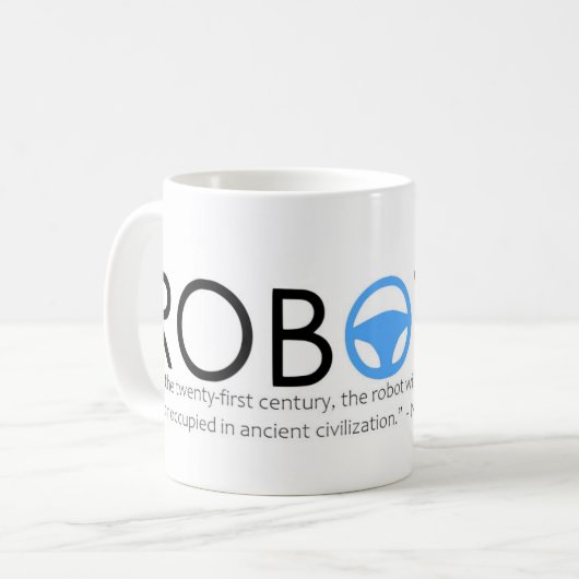 Nikola Tesla Robotaxi Mok (Voorkant links)