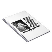 Nikola Tesla Scientists vergelijking No Relation Q Notitieboek (Rechterzijde)
