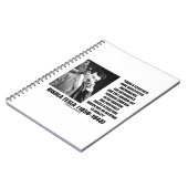 Nikola Tesla Scientists vergelijking No Relation Q Notitieboek (Linkerzijde)