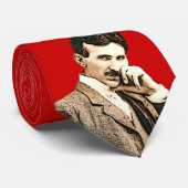 Nikola Tesla Stropdas (Opgerold)