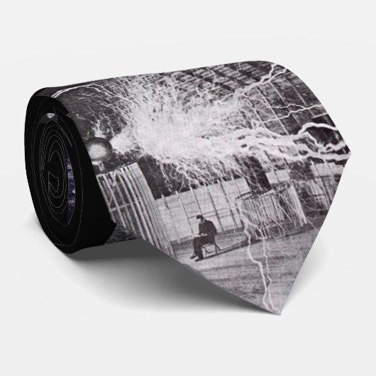 Nikola Tesla Stropdas (Opgerold)