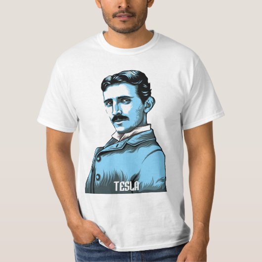 Nikola Tesla T-shirt (Voorkant)