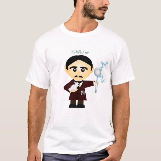 Nikola Tesla T-shirt (Voorkant)