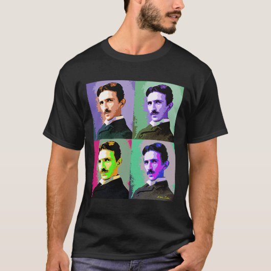 Nikola Tesla T-shirt (Voorkant)