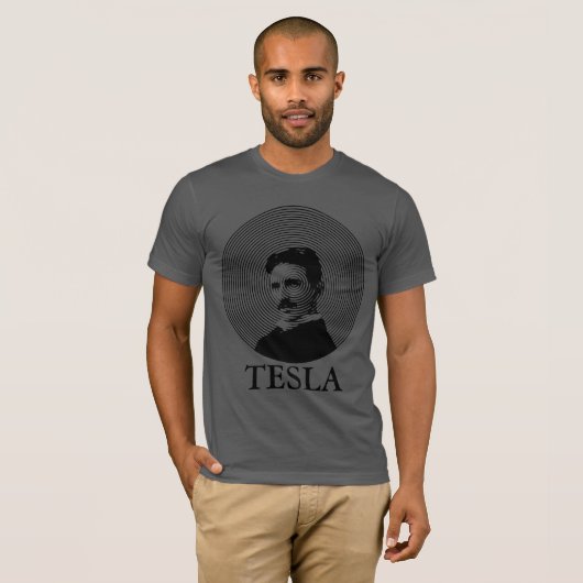 Nikola Tesla T-shirt (Voorkant volledig)