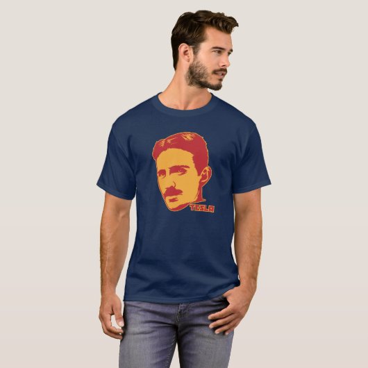 Nikola Tesla T-shirt (Voorkant volledig)