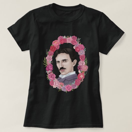 Nikola Tesla T-shirt (Design voorkant)