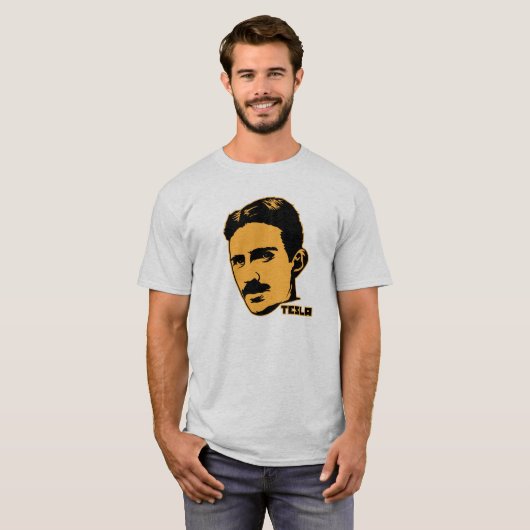 Nikola Tesla T-shirt (Voorkant volledig)