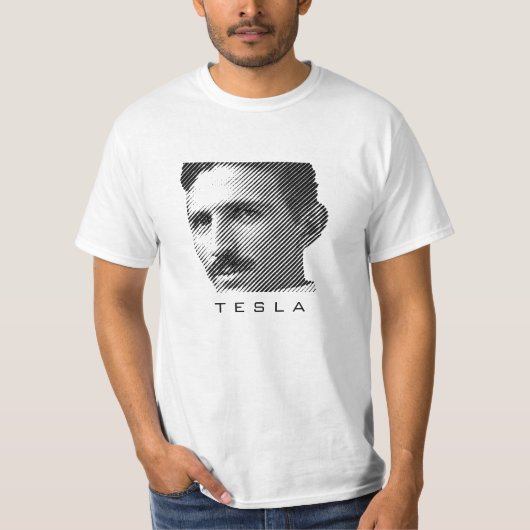 Nikola Tesla T-shirt (Voorkant)