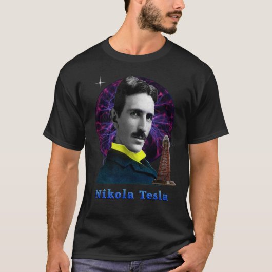 Nikola Tesla t-shirts (Voorkant)