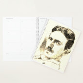 Nikola Tesla tekening in sepia Planner (Display)