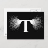 Nikola Tesla - Tesla Coil - Lightning Briefkaart (Voorkant / Achterkant)