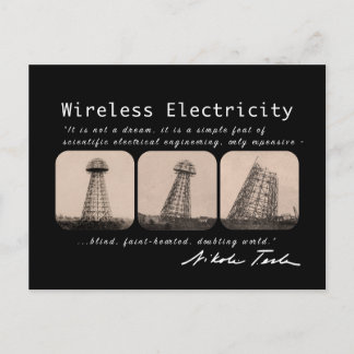 Nikola Tesla Tower Briefkaart