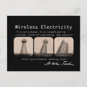 Nikola Tesla Tower Briefkaart (Voorkant)